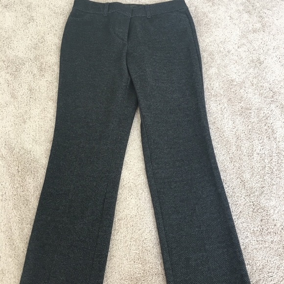 Ann Taylor size 8 grey straight leg dress pants - Picture 2 of 5